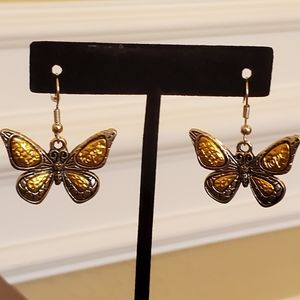 New Butterfly Golden Earrings